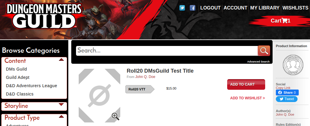 Building, Submitting, and Activating Roll20 Marketplace and Supported ...